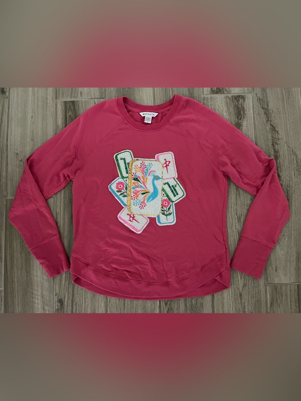 Athleta Mahjong Themed Crewneck Sweatshirt